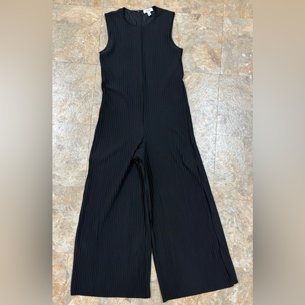 COS Black Ribbed Jumpsuit - Picture 2 of 10